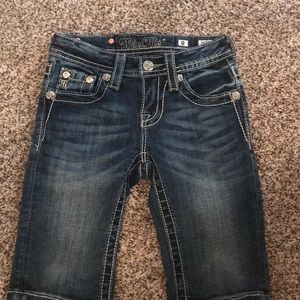 Girls embellished MISS ME Bermuda shorts